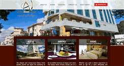 Desktop Screenshot of palacehotelarusha.com